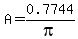A=0.7744%2Fpi