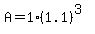 A=1%281.1%29%5E%283%29