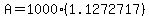 A=1000%281.1272717%29