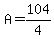 A=104%2F4