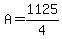 A=1125%2F4