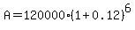 A=120000%281%2B0.12%29%5E6