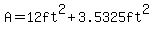 A=12ft%5E2%2B3.5325ft%5E2
