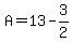 A=13-3%2F2