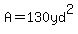 A=130yd%5E2