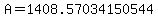 A=1408.57034150544