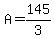 A=145%2F3