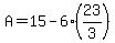 A=15-6%2823%2F3%29