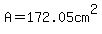 A=172.05cm%5E2