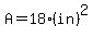 A=18%28in%29%5E2