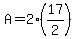 A=2%2817%2F2%29