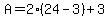 A=2%2824-3%29%2B3
