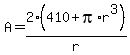 A=2%2A%28410%2Bpi%2Ar%5E3%29%2Fr