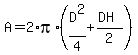 A=2%2Api%2A%28D%5E2%2F4%2B%28DH%29%2F2%29