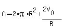 A=2%2Api%2AR%5E2%2B%282V%5B0%5D%29%2FR