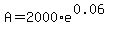 A=2000%2Ae%5E%280.06%29