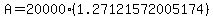 A=20000%281.27121572005174%29
