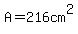 A=216cm%5E2