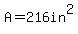 A=216in%5E2