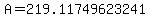 A=219.11749623241