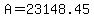A=23148.45