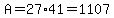 A=27%2A41=1107