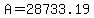 A=28733.19