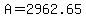 A=2962.65