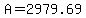 A=2979.69