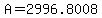 A=2996.8008