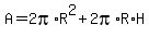 A=2pi%2AR%5E2%2B2pi%2AR%2AH