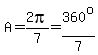 A=2pi%2F7=360%5Eo%2F7