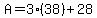 A=3%2838%29%2B28