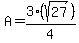 A=3%28sqrt%2827%29%29%2F4