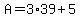 A=3%2A39%2B5
