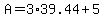 A=3%2A39.44%2B5