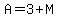 A=3%2BM