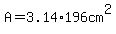 A=3.14%2A196cm%5E2