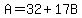 A=32%2B17B