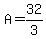 A=32%2F3