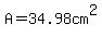 A=34.98cm%5E2