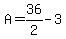 A=36%2F2-3