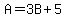 A=3B%2B5