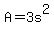 A=3s%5E2