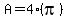 A=4%28pi%29