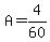 A=4%2F60