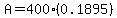 A=400%280.1895%29
