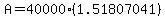 A=40000%281.51807041%29