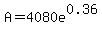 A=4080e%5E0.36