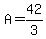A=42%2F3